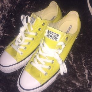 yellow converse